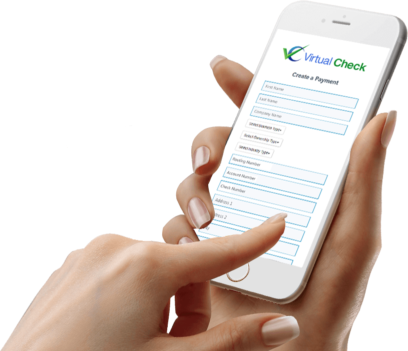 Secure eCheck Processing on Mobile Device