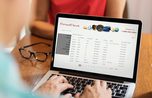 eCheck Processing on Digital Device